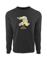 Killer Bees Softball Swing - Crewneck Sweatshirt