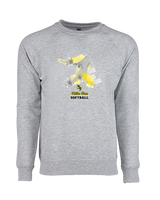 Killer Bees Softball Swing - Crewneck Sweatshirt