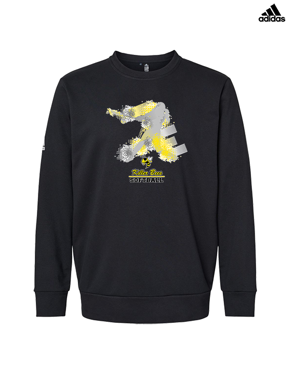 Killer Bees Softball Swing - Mens Adidas Crewneck