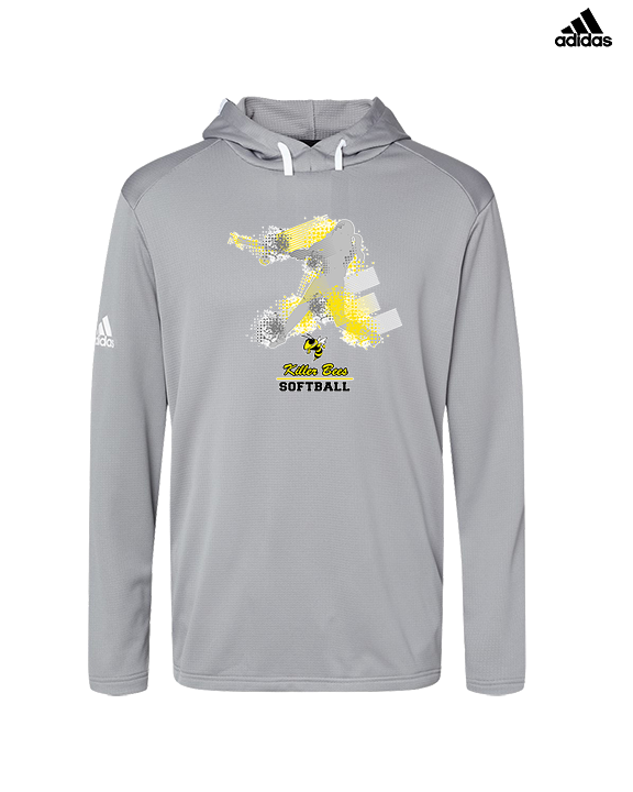 Killer Bees Softball Swing - Mens Adidas Hoodie