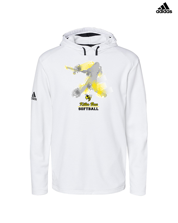 Killer Bees Softball Swing - Mens Adidas Hoodie