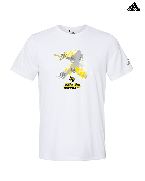 Killer Bees Softball Swing - Mens Adidas Performance Shirt