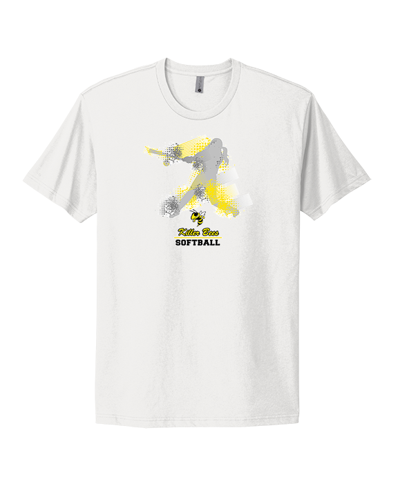 Killer Bees Softball Swing - Mens Select Cotton T-Shirt