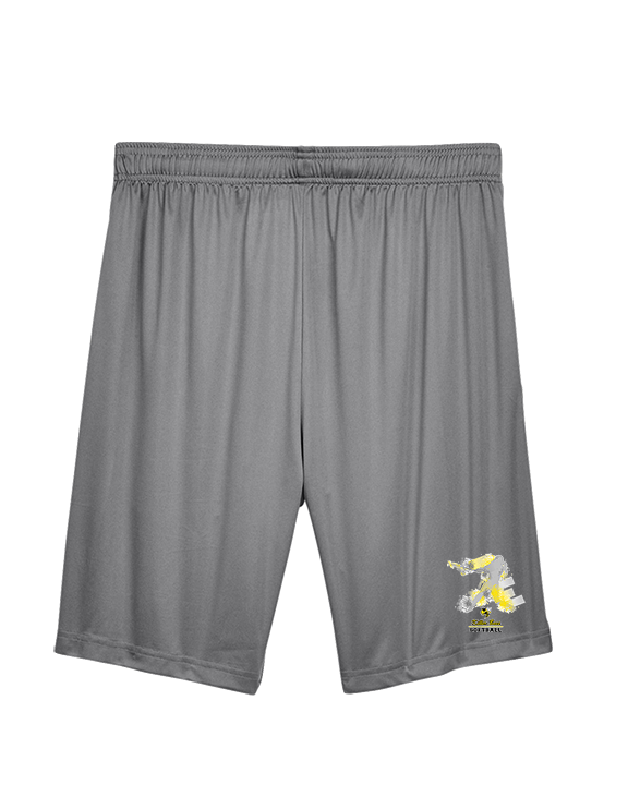 Killer Bees Softball Swing - Mens Training Shorts with Pockets