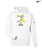 Killer Bees Softball Swing - Nike Club Fleece Hoodie