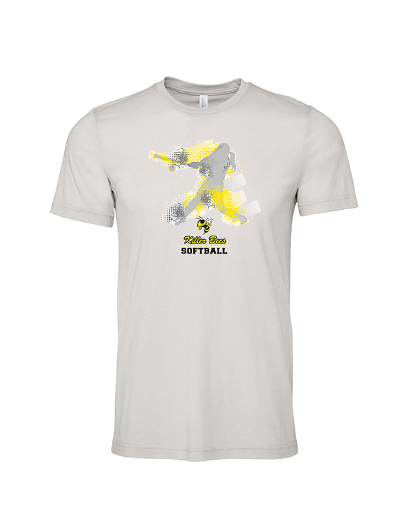 Killer Bees Softball Swing - Tri-Blend Shirt