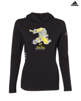 Killer Bees Softball Swing - Womens Adidas Hoodie