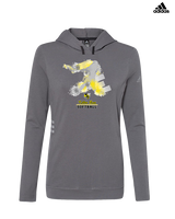 Killer Bees Softball Swing - Womens Adidas Hoodie