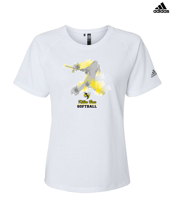 Killer Bees Softball Swing - Womens Adidas Performance Shirt