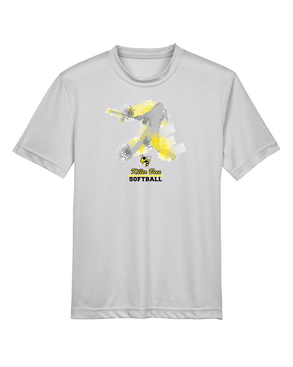 Killer Bees Softball Swing - Youth Performance Shirt