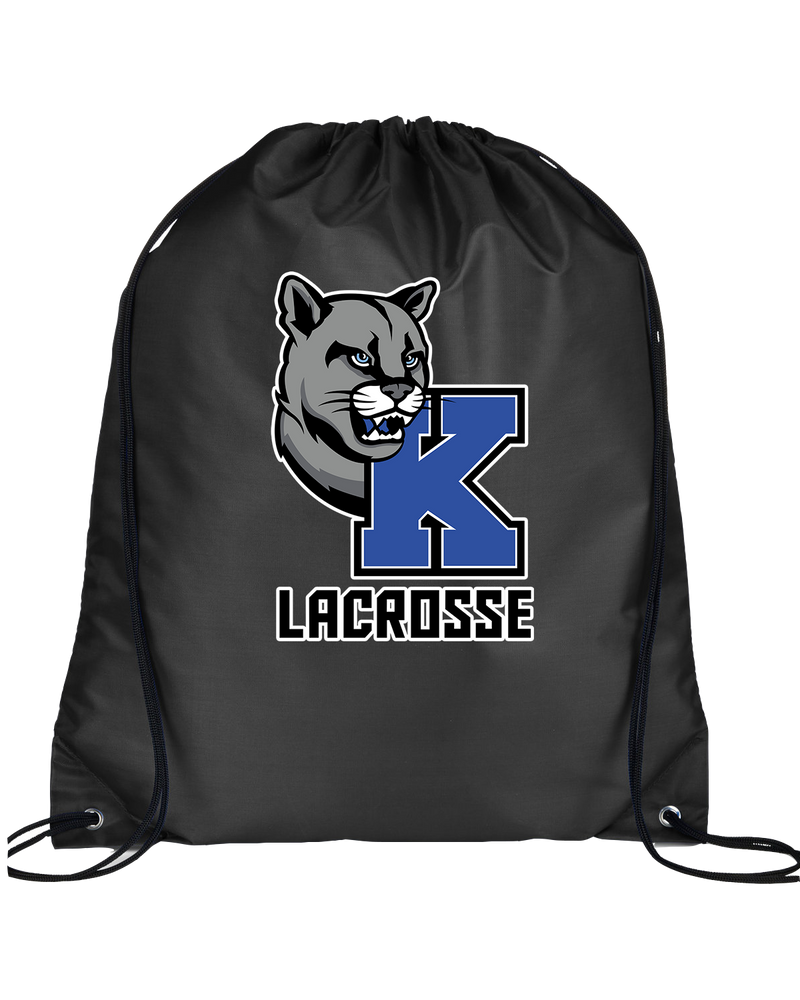 Kittatinny Youth Lacrosse K Logo - Drawstring Bag