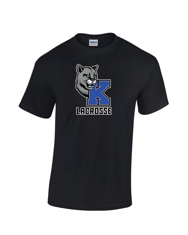 Kittatinny Youth Lacrosse K Logo - Cotton T-Shirt