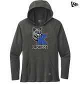 Kittatinny Youth Lacrosse K Logo - New Era Tri Blend Hoodie