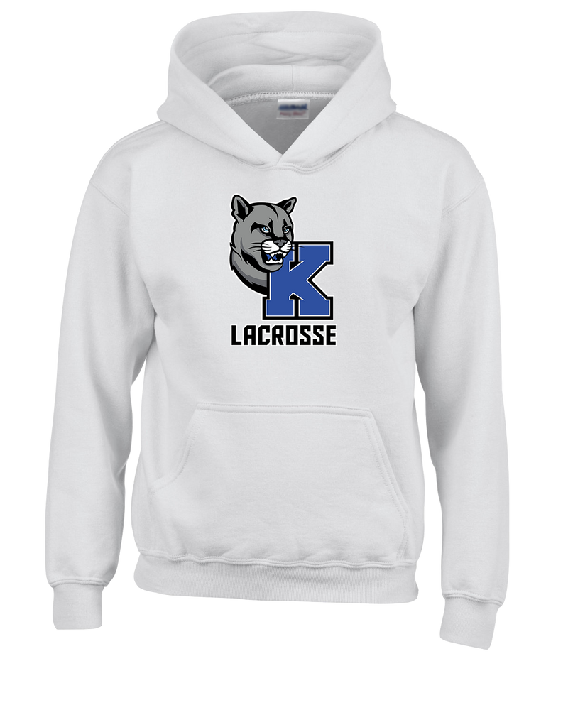 Kittatinny Youth Lacrosse K Logo - Cotton Hoodie