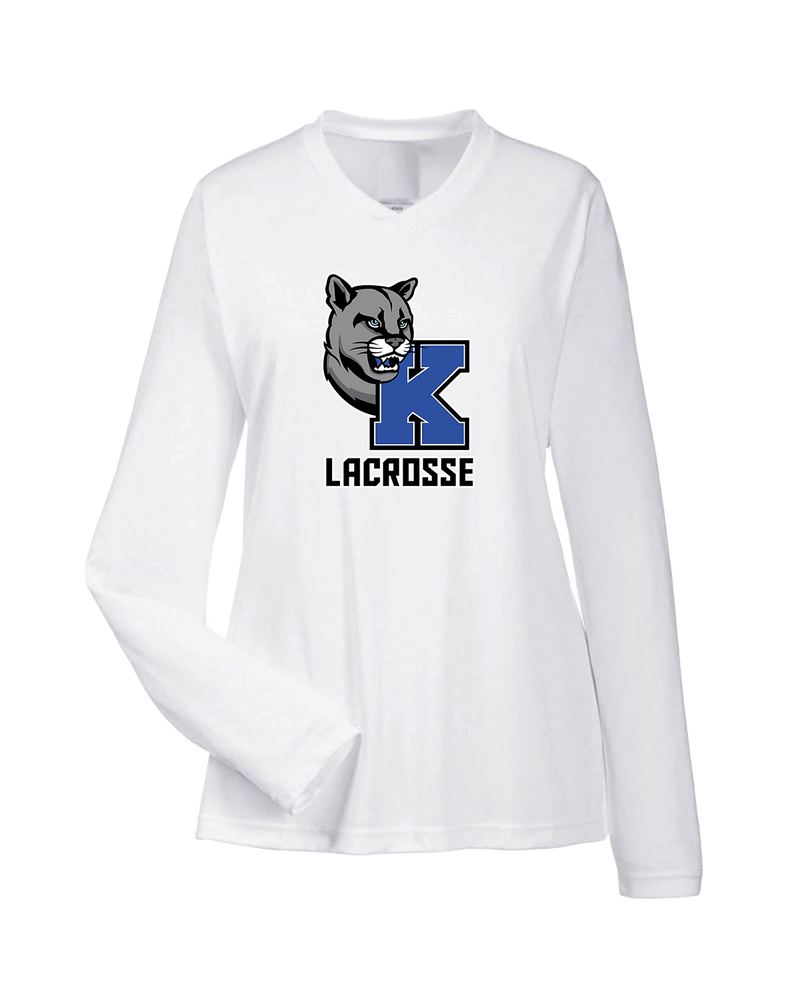 Kittatinny Youth Lacrosse K Logo - Womens Performance Long Sleeve