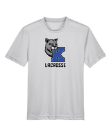 Kittatinny Youth Lacrosse K Logo - Youth Performance T-Shirt