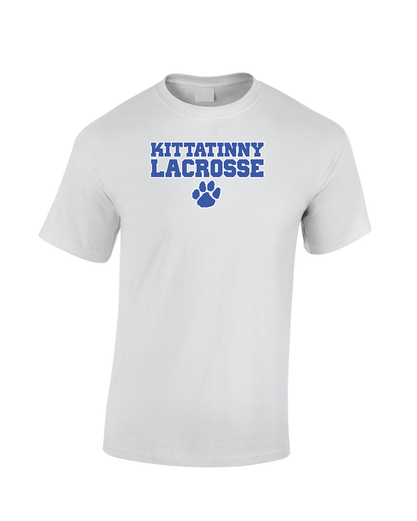 Kittatinny Youth Lacrosse Paw Logo - Cotton T-Shirt