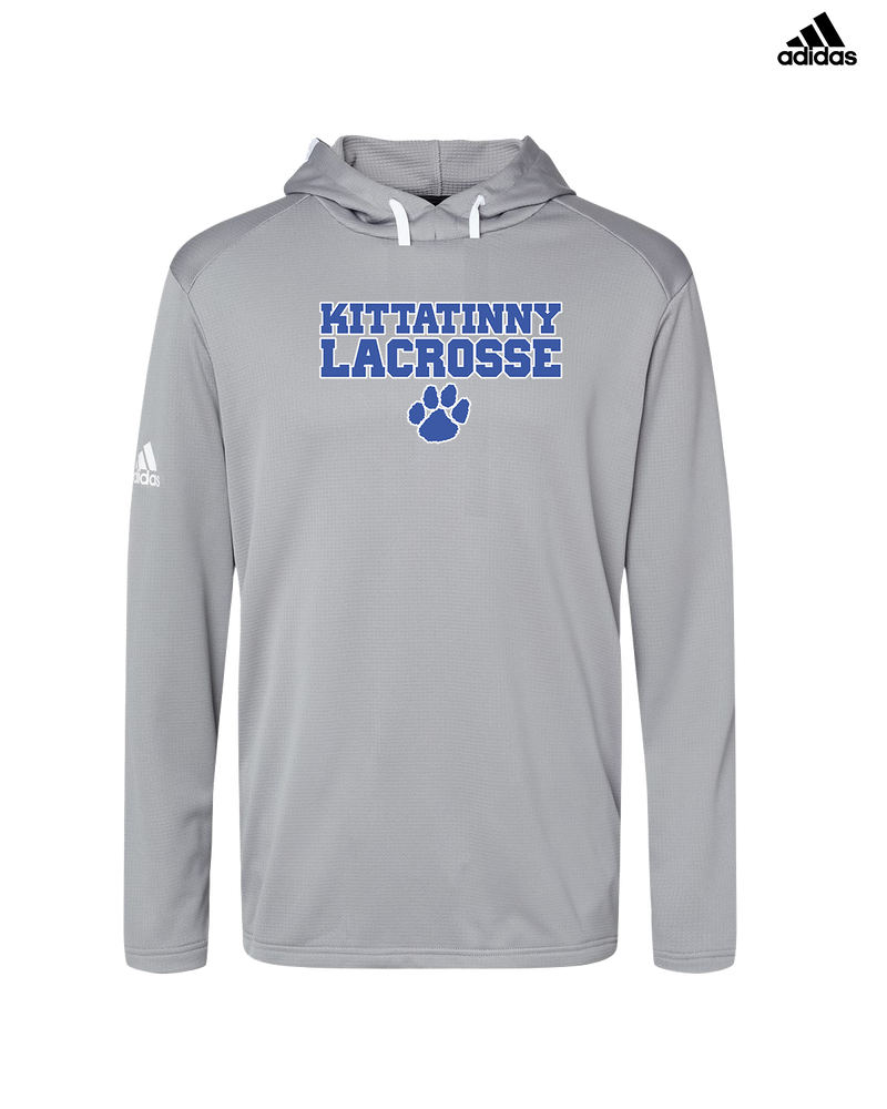 Kittatinny Youth Lacrosse Paw Logo - Adidas Men's Hooded Sweatshirt