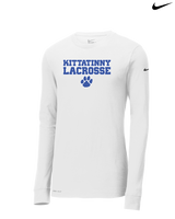 Kittatinny Youth Lacrosse Paw Logo - Nike Dri-Fit Poly Long Sleeve