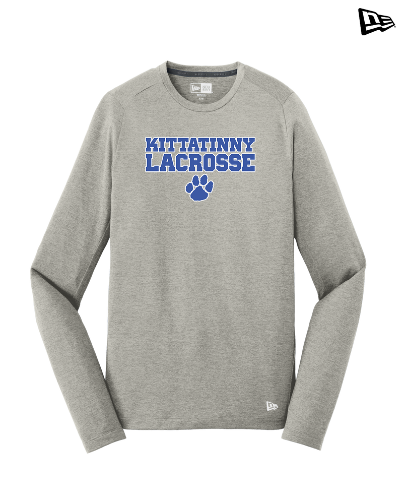 Kittatinny Youth Lacrosse Paw Logo - New Era Long Sleeve Crew