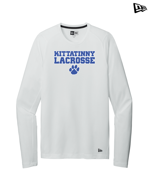 Kittatinny Youth Lacrosse Paw Logo - New Era Long Sleeve Crew