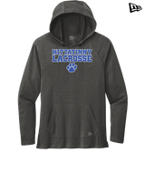 Kittatinny Youth Lacrosse Paw Logo - New Era Tri Blend Hoodie