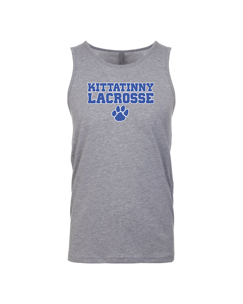 Kittatinny Youth Lacrosse Paw Logo - Mens Tank Top