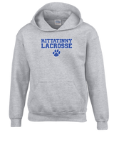 Kittatinny Youth Lacrosse Paw Logo - Cotton Hoodie