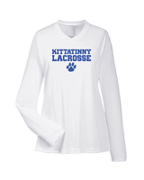 Kittatinny Youth Lacrosse Paw Logo - Womens Performance Long Sleeve