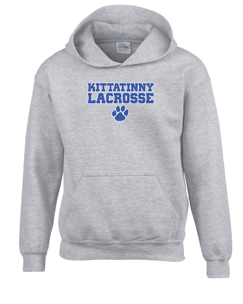 Kittatinny Youth Lacrosse Paw Logo - Youth Hoodie