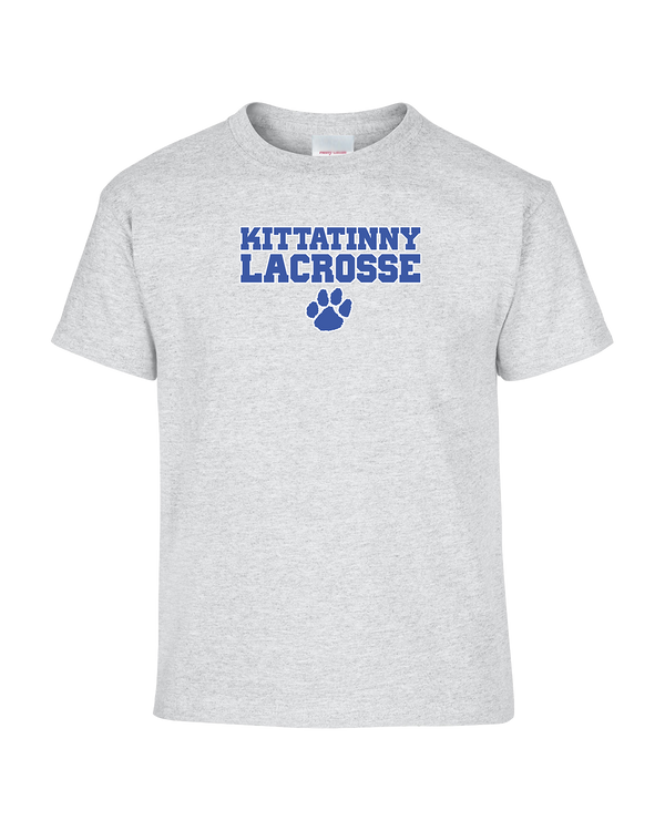 Kittatinny Youth Lacrosse Paw Logo - Youth T-Shirt