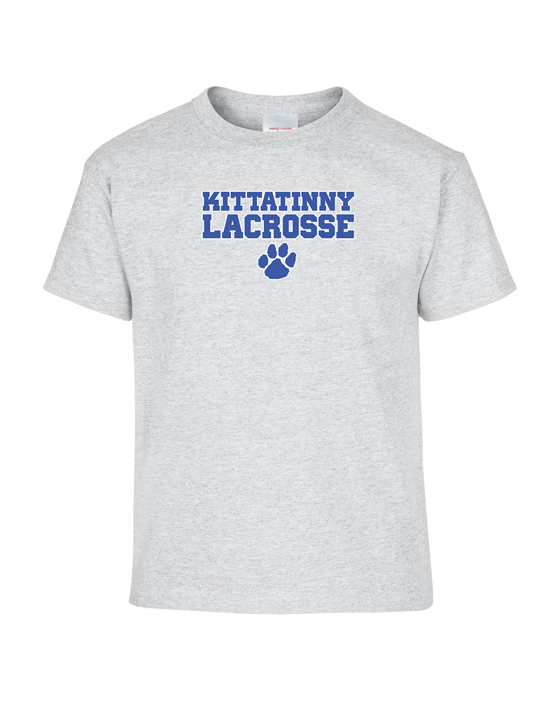 Kittatinny Youth Lacrosse Paw Logo - Youth T-Shirt