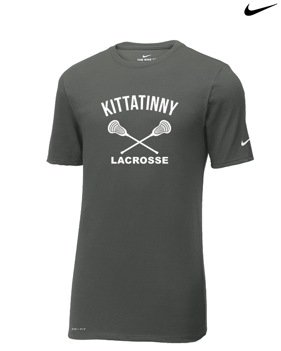 Kittatinny Youth Lacrosse Additional Logo - Mens Nike Cotton Poly Tee