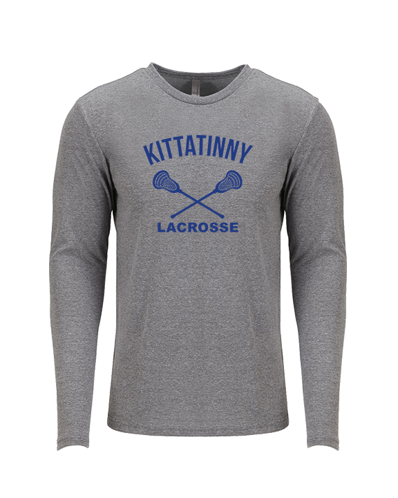 Kittatinny Youth Lacrosse Additional Logo - Tri-Blend Long Sleeve