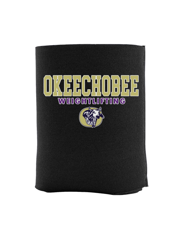 Okeechobee HS Weightlifting Block - Koozie