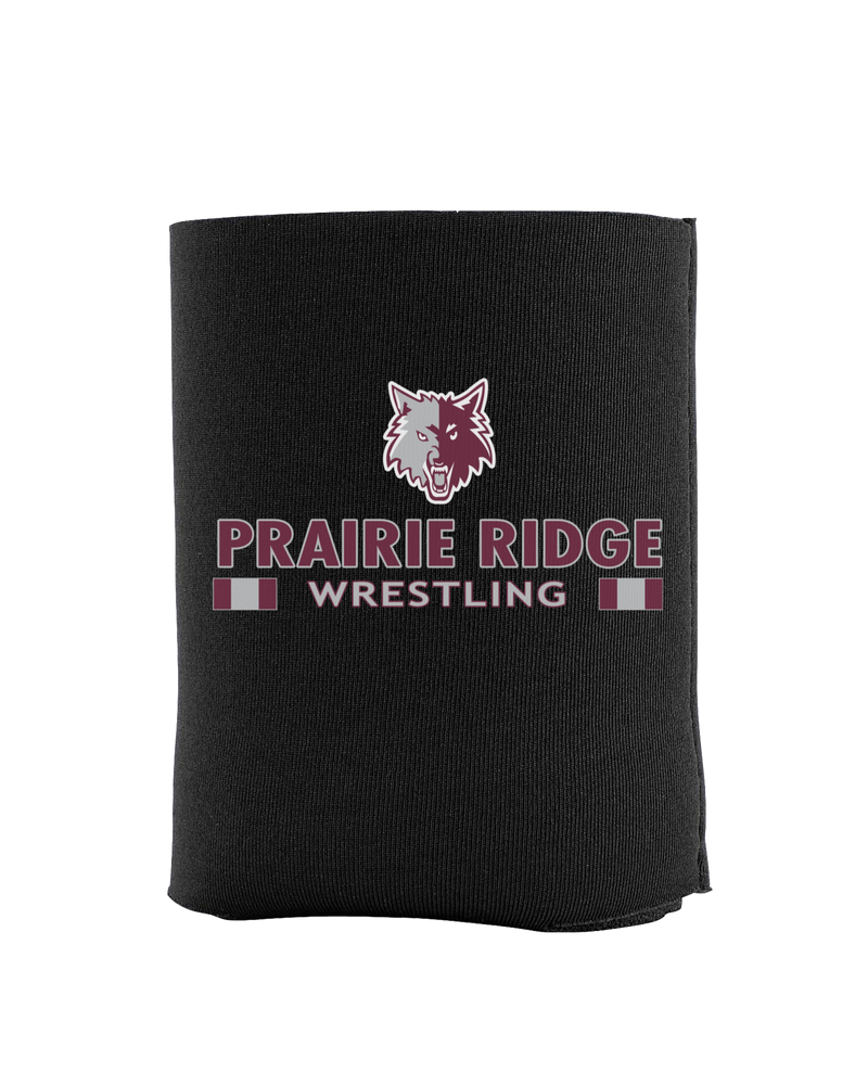 Prairie Ridge HS Wrestling Stacked - Koozie