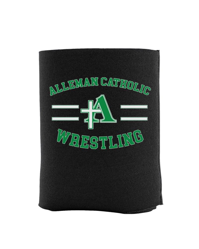 Alleman Catholic HS Wrestling Curve - Koozie