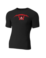 Wayne Warriors Laces- Compression T-Shirt
