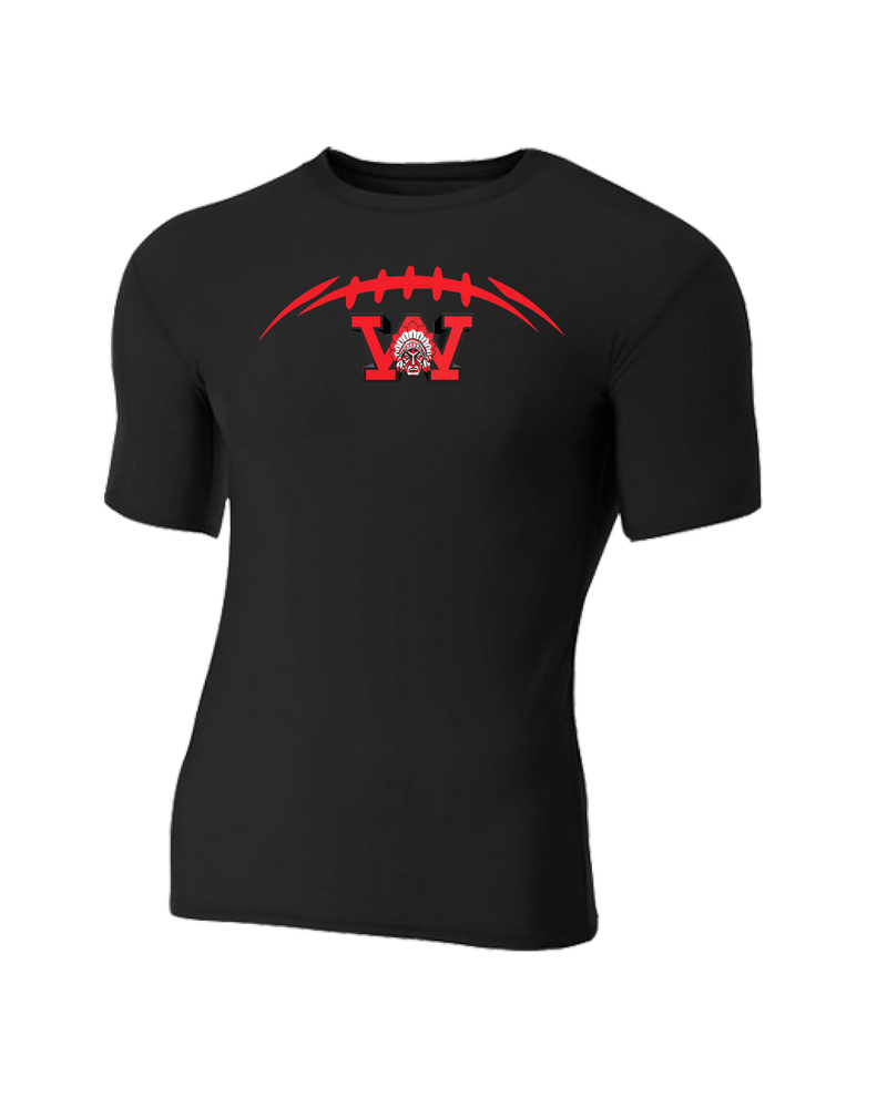 Wayne Warriors Laces- Compression T-Shirt