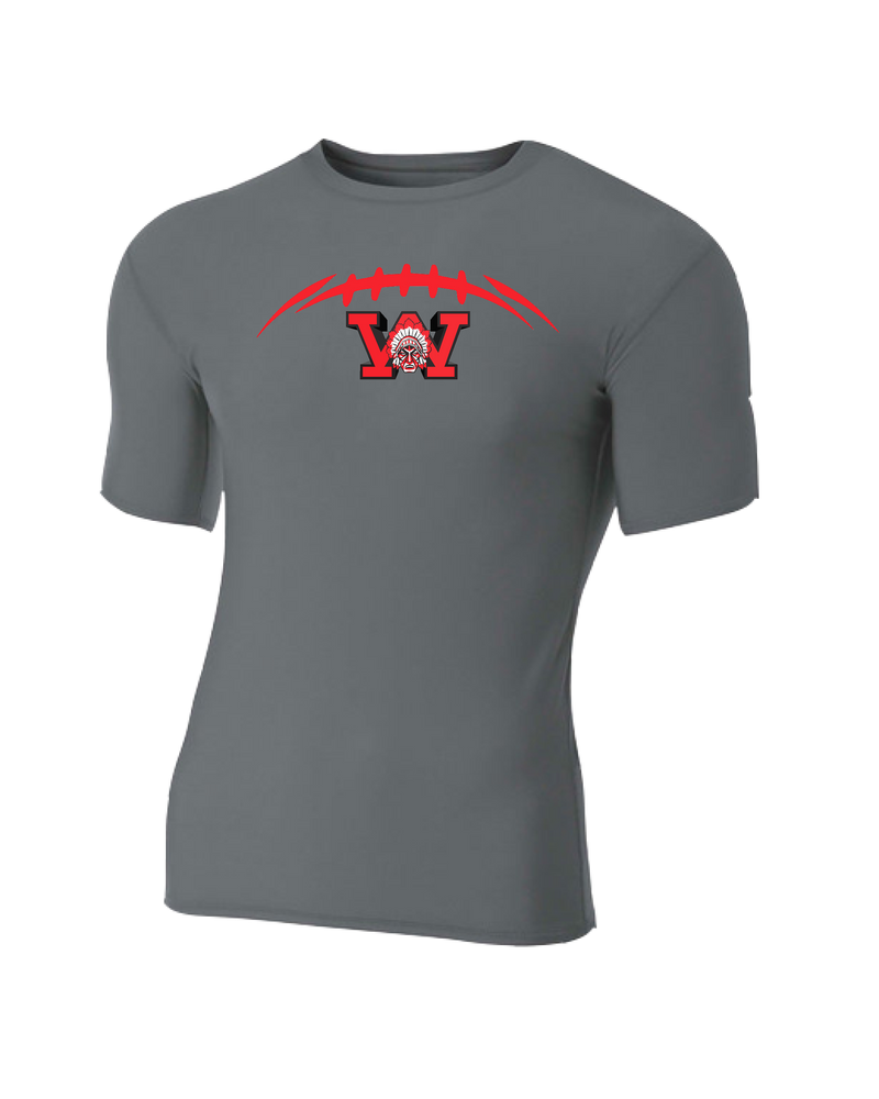 Wayne Warriors Laces- Compression T-Shirt