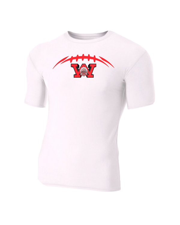Wayne Warriors Laces- Compression T-Shirt