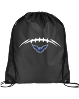 Lackawanna College Falcons PA Football Laces - Drawstring Bag