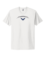 Lackawanna College Falcons PA Football Laces - Mens Select Cotton T-Shirt