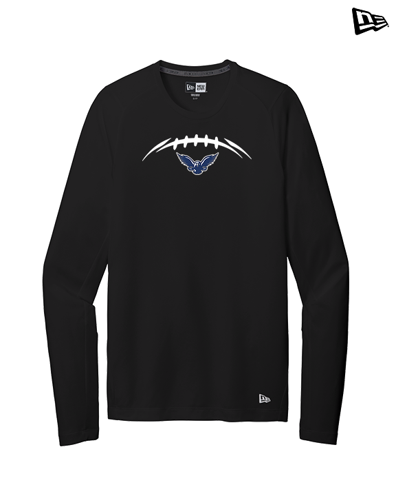 Lackawanna College Falcons PA Football Laces - New Era Performance Long Sleeve