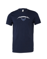Lackawanna College Falcons PA Football Laces - Tri-Blend Shirt