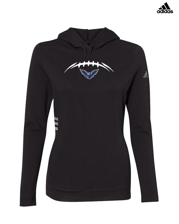Lackawanna College Falcons PA Football Laces - Womens Adidas Hoodie
