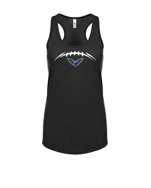 Lackawanna College Falcons PA Football Laces - Womens Tank Top