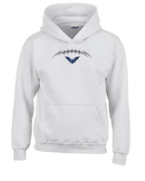 Lackawanna College Falcons PA Football Laces - Youth Hoodie