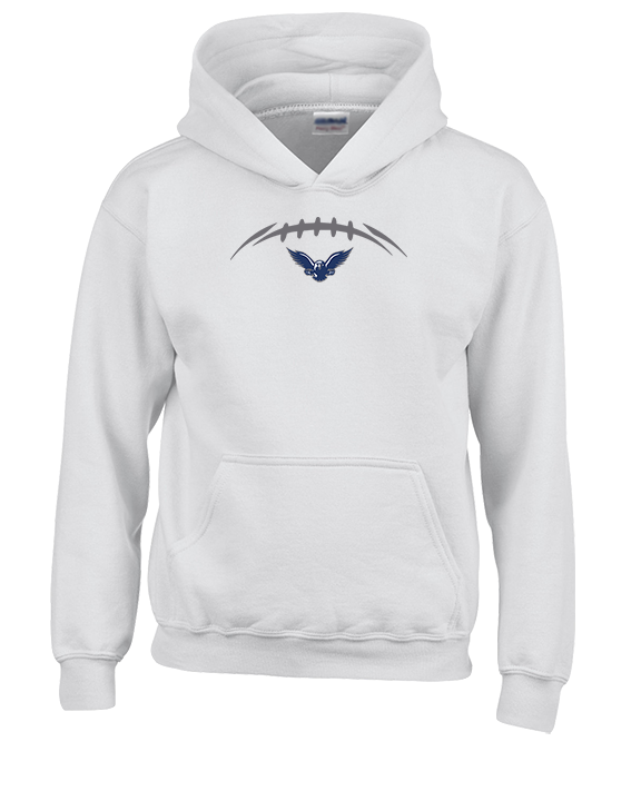 Lackawanna College Falcons PA Football Laces - Youth Hoodie