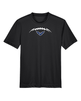 Lackawanna College Falcons PA Football Laces - Youth Performance Shirt
